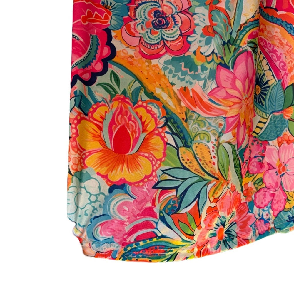 NWOT-Floral Sleeveless Dress - Picture 6 of 7